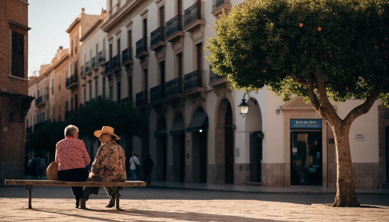 Calle de Valencia al atardecer, cerca de la oficina donde se atienden las consultas