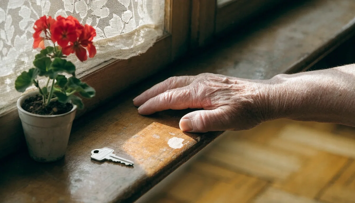 Salón de una vivienda habitual valenciana con mobiliario de toda la vida